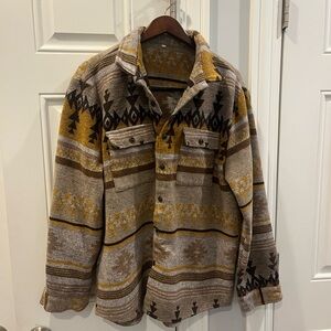 Mountain over shirt flannel